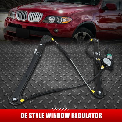 ДЛЯ 00-06 BMW X5 РЕГУЛЯТОР СТЕКЛОПОДЪЕМНИКА СО СТОРОНЫ ПЕРЕДНЕГО ПРАВОГО ПАССАЖИРА С ДВИГАТЕЛЕМ
