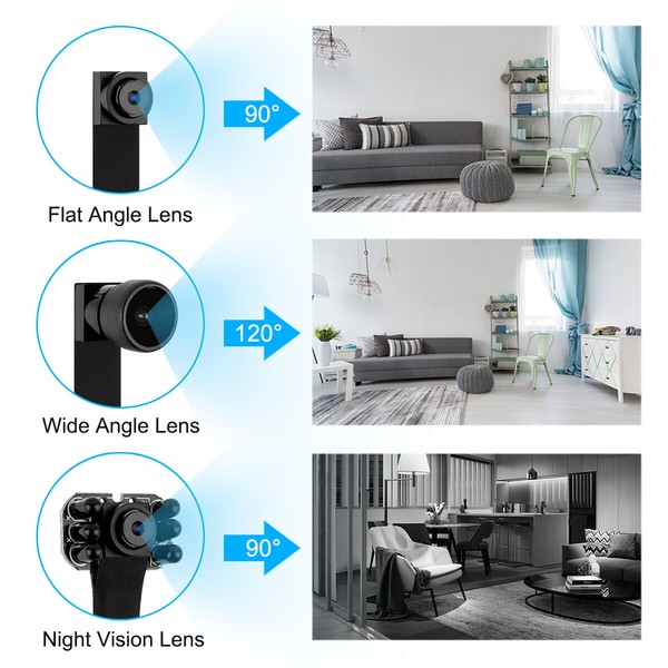 1080P HD Wireless Mini WIFI Remote Hidden Nanny Spy DIY Camera Pinhole DVR cam - Image 11