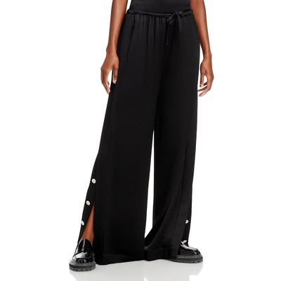 Proenza Schouler Womens Black Pocket Solid Wide leg Trouser Pants S BHFO 7434
