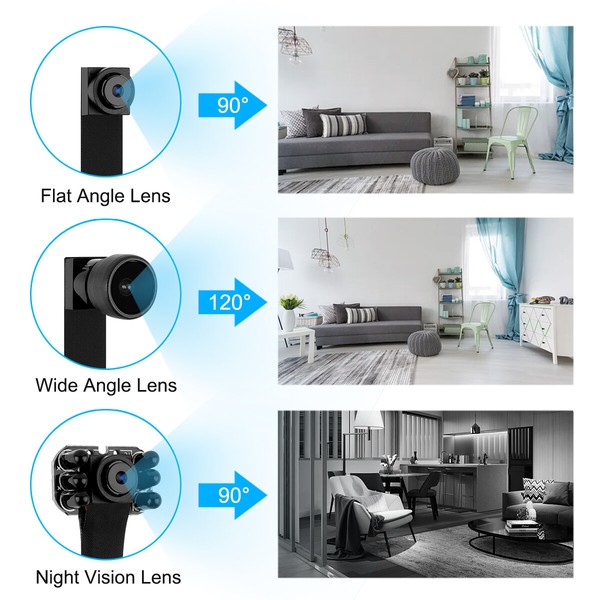 1080P HD Wireless Mini WIFI Camera Hidden Nanny Security Spy DIY Screw DVR Cam - Image 12
