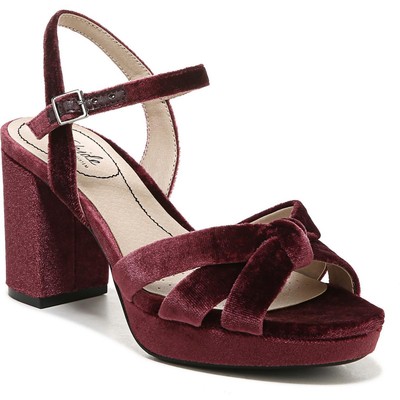 Женские стельки LifeStride Lucky Red Comfort на каблуке шириной 7 см (C, D, W) BHFO 3618