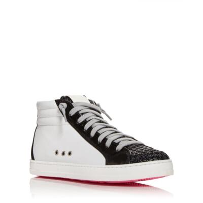

P448 Женские высокие кеды Lifestyle Zip Up Skate Shoes Sneakers BHFO 2177, Black/white, S22SKATE