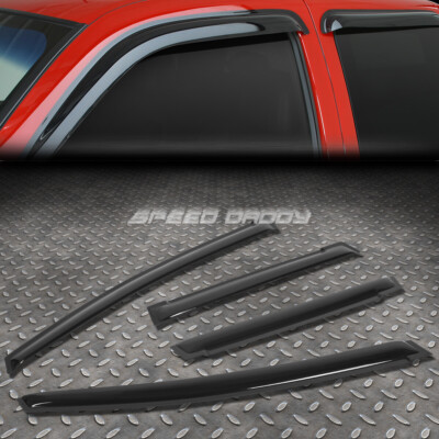 ДЛЯ 09-14 HONDA FIT GE8 ДЫМЧАТЫЙ ТОНИРОВАННЫЙ КОЗЫРЕК ДЛЯ ЗАЩИТЫ ОТ СОЛНЦА, ВЕТРА и ДОЖДЯ