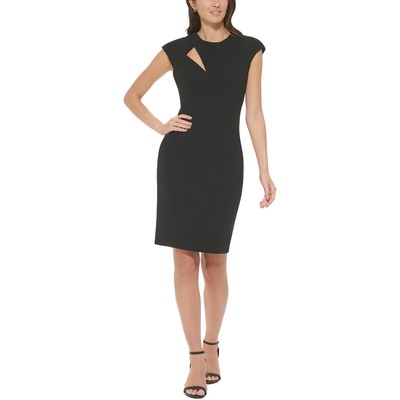 Женское черное офисное платье-футляр Calvin Klein для карьерного роста и работы 12 BHFO 7749