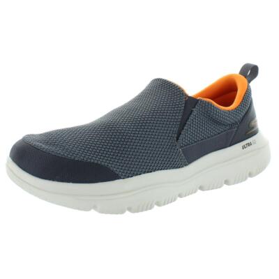 

Мужские кроссовки Skechers Go Walk Evolution ультра-безупречные серые прогулочные туфли BHFO 8784, Charcoal/orange