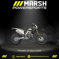 TF 250-E 2026 Model - Triumph Main Dealer - Buy Now!