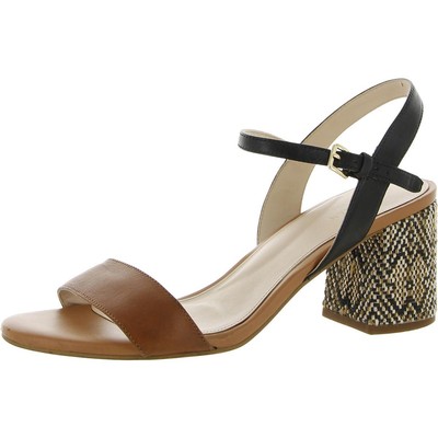 

Черные босоножки на каблуке Cole Haan Josie 8 Medium (B,M) BHFO 9234, Black/british tan