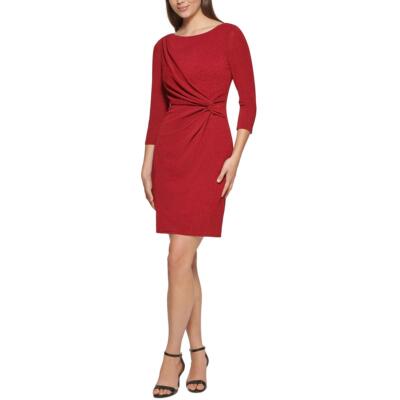 

Jessica Howard Женское металлическое мини-платье для коктейлей и вечеринок Petites BHFO 1076, Красный