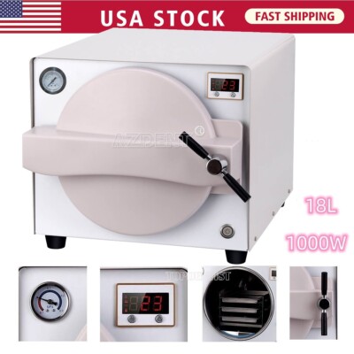 18L Dental Lab Autoclave Steam Sterilizer Sterilization Equipment Automatical