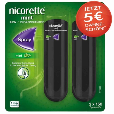 NICORETTE MINT Spray 2 St PZN 14333277