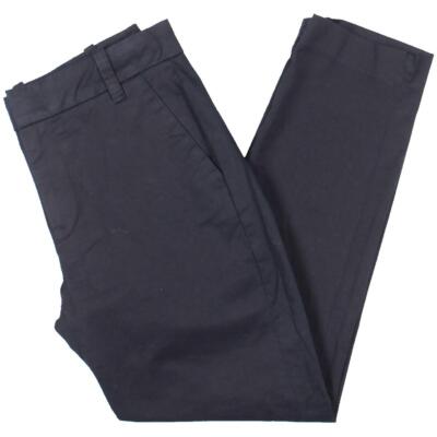 Vince Womens Solid Cropped Coin Pocket Chino Pants BHFO 4600