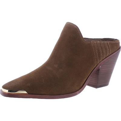 

Dolce Vita Женские туфли-мюли Kate с мягкой стелькой без шнуровки BHFO 2849, Dark brown suede, Kate
