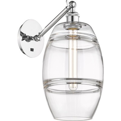 Innovations Lighting 317-1W-PC-G557-8CL Ballston Vaz Wall Sconce Polished Chrome