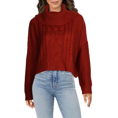 

Женский оранжевый укороченный свитер с высоким воротником Jack by BB Dakota  BHFO 3727, Burnt orange