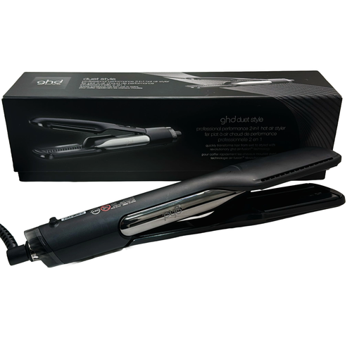 ghd Duet Style 2-in-1 Flat Iron Hair Straightener + Hair Dryer - Black (IL/GM...