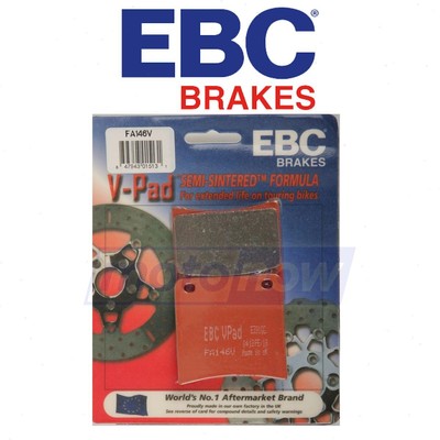 EBC Front Semi-Sintered V Brake Pads for 1986 Suzuki GV700GL Madura - Brake ft