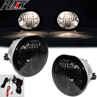 Fog Lights for 2003-2008 Toyota Matrix/Pontiac Vibe Black Smoked Projectors Pair