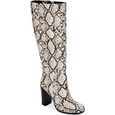 

Kenneth Cole New York Женские сапоги до колена из искусственной кожи Justin BHFO 4648, Black/off white, Justin