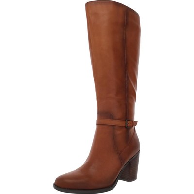 Женские сапоги до колена Naturalizer Kalina коричневого цвета шириной 9,5 см (C, D, W) BHFO 1290