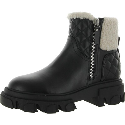Женские черные стеганые ботильоны Nine West 7.5 Medium (B,M) BHFO 4615