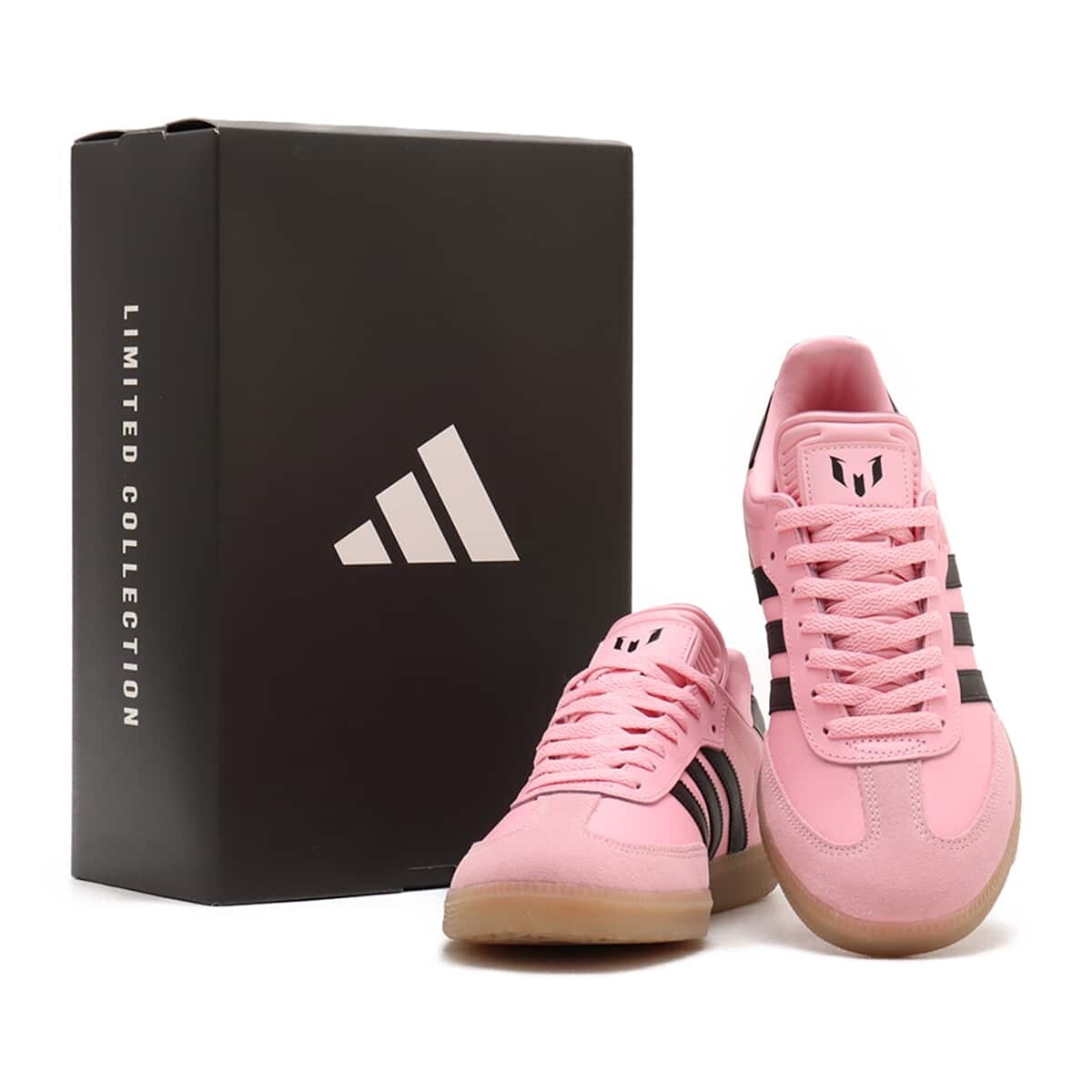 adidas Samba MESSI Miami ピンク 限定コレクション adidas Samba Pink Sneakers Miami Team Shoes Messi Logo Retro