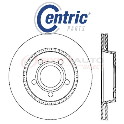 Centric 121.33013 C-TEK Disc Brake Rotor for Kit Set Braking ym