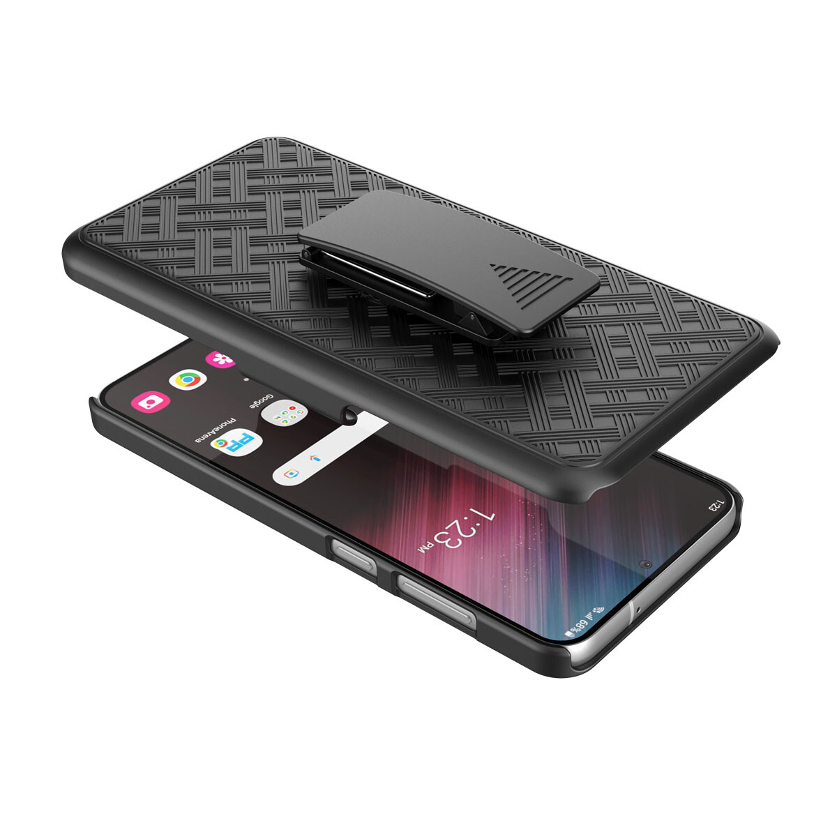 For Samsung Galaxy S23 S23 Plus S23 Ultra Holster Belt Clip Case Cover Kickstand