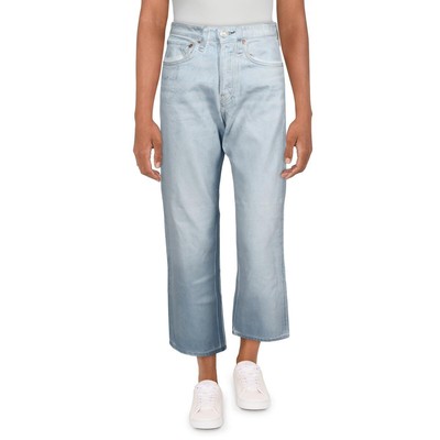

Джинсы прямого кроя Rag - Bone Maya Blue Denim Metallic  BHFO 4229, Raven with foil