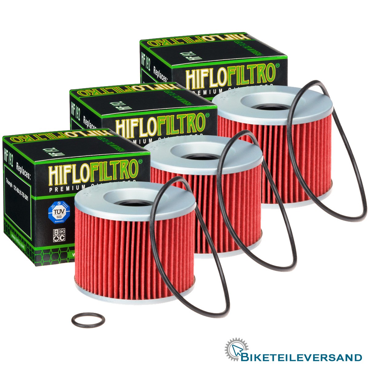 3X HIFLO Premium Ölfilter HF192