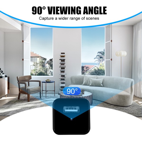 Mini Camera USB 2.0 IP Home Security Indoor DVR All-day Video HD 1080P US Plug - Image 6