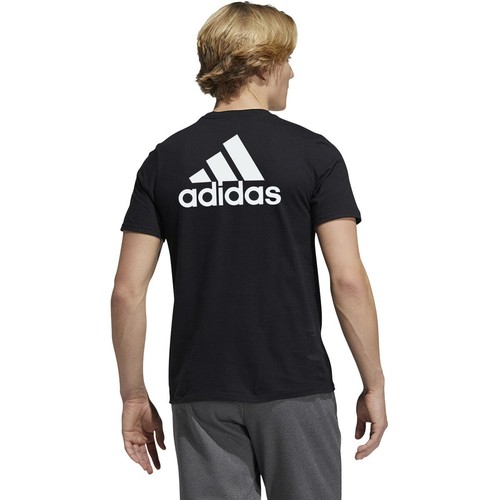 Adidas Men's Amplifier Short Sleeve T-Shirt, Black/White | eBay