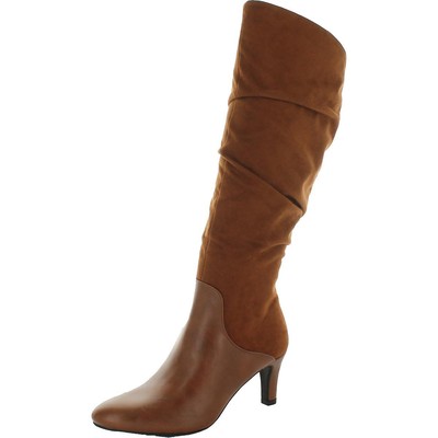 Женские сапоги до колена LifeStride Glory Tan шириной 8,5 см (C, D, W) BHFO 2969