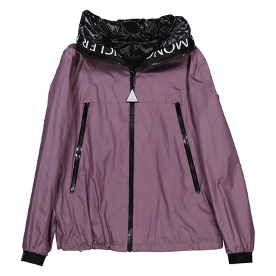 Pre-owned Moncler Bassias Hooded Rain Jacket Z-5xqa5 In Purple