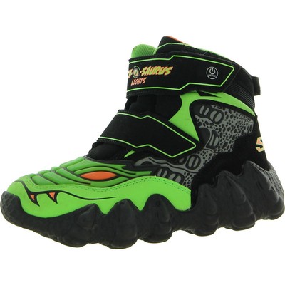 

Обувь Skechers Boys Wild Breeze Black Light-Up 3 Medium (D) Little Kid BHFO 7507, Black/lime