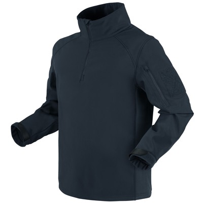 CONDOR CONDOR PATROL 1/4 ZIP SOFTSHELL JACKE WANDERN RANGER ANGELN HERREN MARINEBLAU