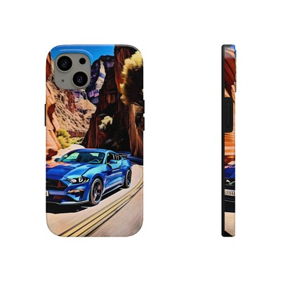 Tough iPhone Case 12 13 14 Models - Ford Mustang GT Digital 