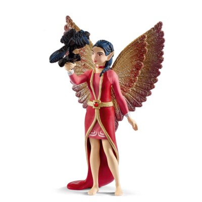 Schleich Bayala Movie Nuray With Raven Munyn Elf Fairy 2 Piece 70586 NIP