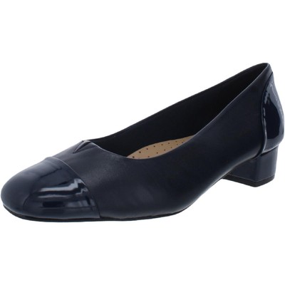 Женские модельные туфли Trotters из темно-синей кожи Daisy шириной 7,5 см (C, D, W) BHFO 9083