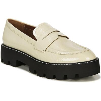 Franco Sarto Женские лоферы Balin White Lug Sole 10 Medium (B,M) BHFO 8476