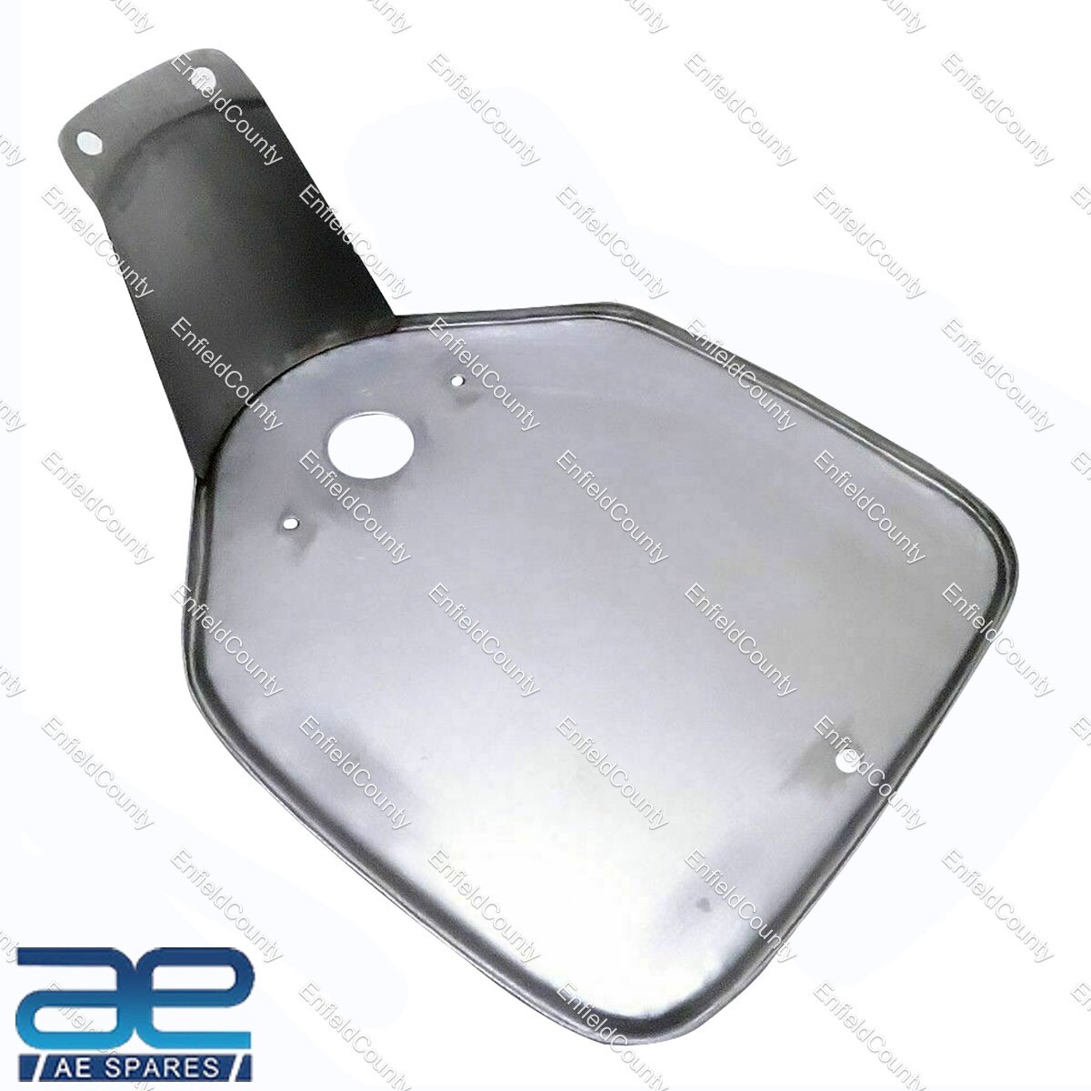 BSA M20 REAR MUDGUARD NUMBER PLATE RAW STEEL 