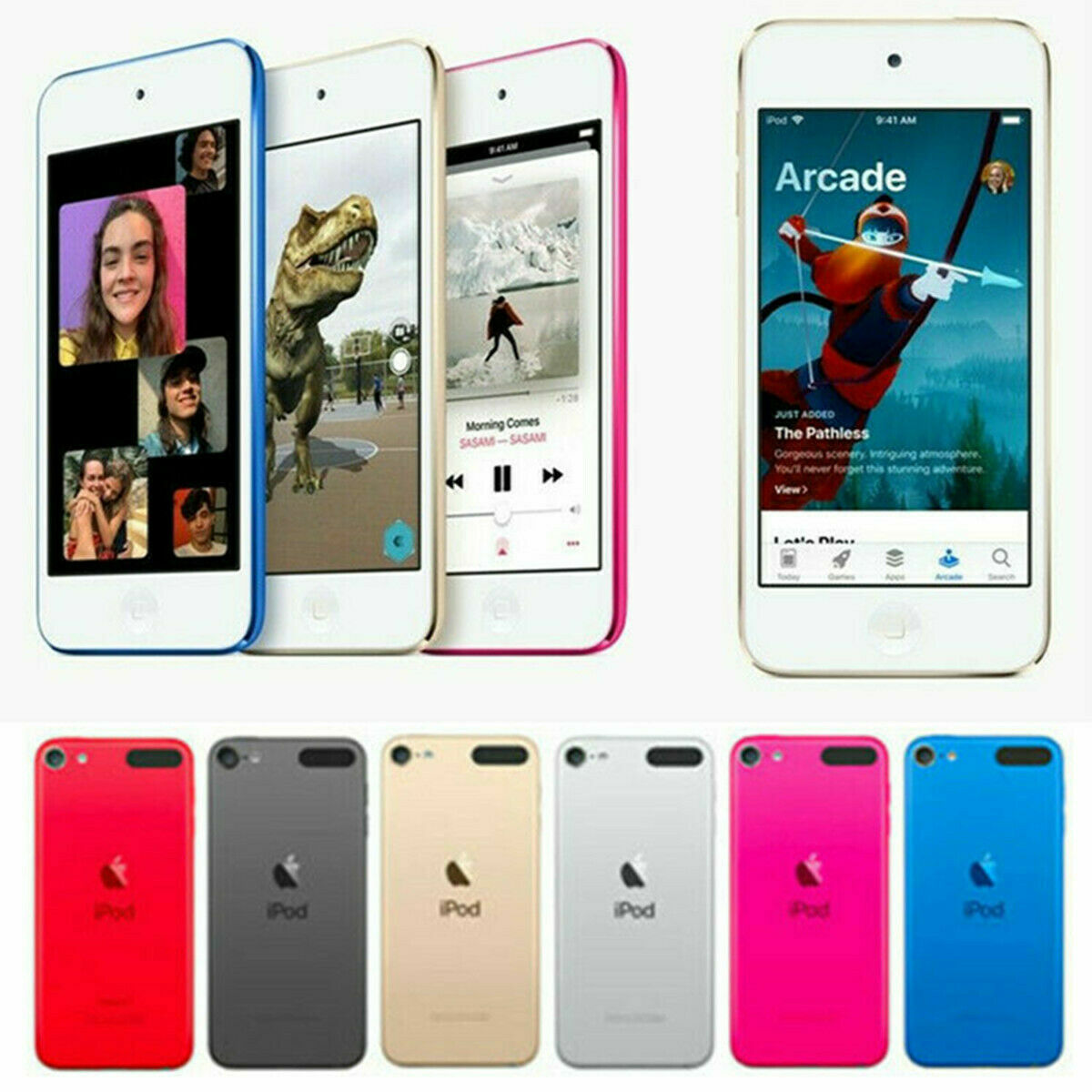 Apple iPod Touch 7th Generation (128GB ~256GB) - Blue,Gold