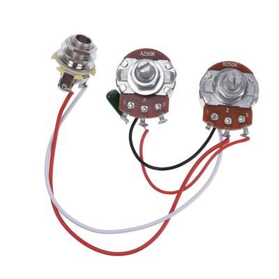New Wired Precision Bass 1V+1T - Wiring Kit - 250K - Output - For Pbass