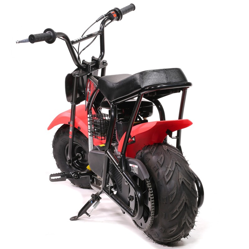 black mini dirt bike