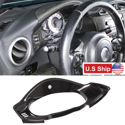 Carbon Fiber Dashboard Panel Cover Trim For Toyota 86 GT86 /Subaru BRZ 2012~2020