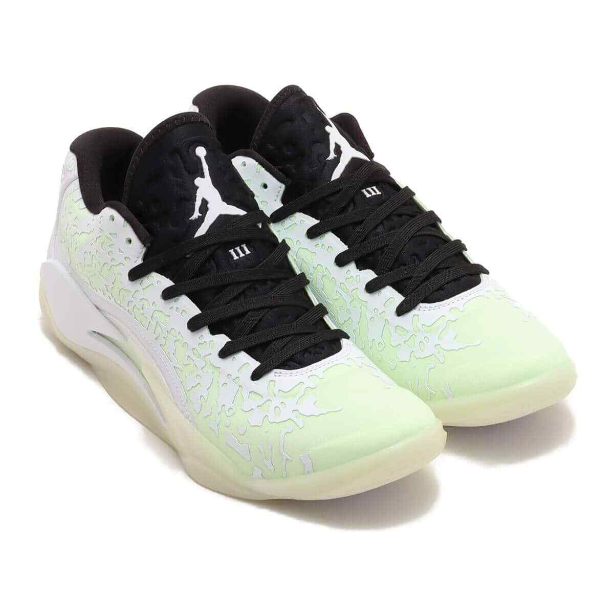 DR0676-110 Nike Jordan Zion 3 White Black Barely Volt (Men's