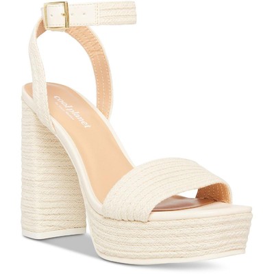 

Cool Planet by Steve Madden Женские туфли Playa с открытым носком на платформе и каблуке BHFO 9003, Natural, Playa