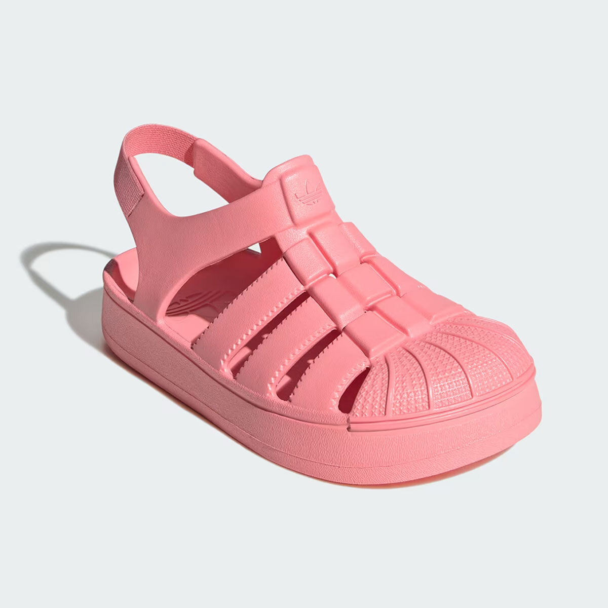 New Adidas Originals SUPERSTAR SANDAL KIDS JI2799 SEMI PINK US 11K-3.5 TAKSE