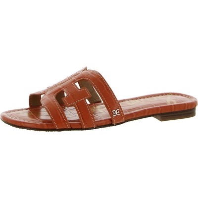 

Женские шлепанцы Sam Edelman Bay Orange, обувь 6,5, средний (B,M) BHFO 1292, Sunset croco print, Bay