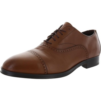 

Мужские броги на шнуровке Cole Haan Dawson, нарядные оксфорды на плоской подошве BHFO 8235, British tan, Dawson