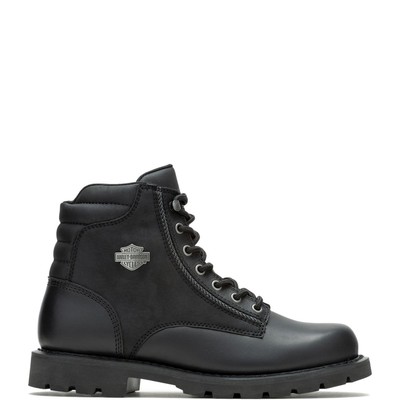 Pre-owned Harley-davidson Men's 5" Clarkson Riding Boot Black - D93862, Black